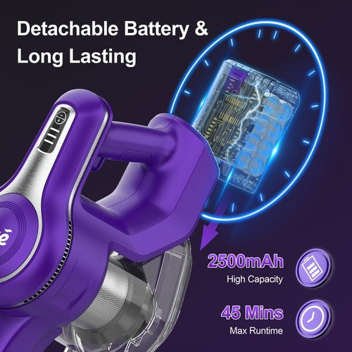 INSE S62 Kabelloser Stabstaubsauger, 30 kPa, 300 W INSE S62 Kabelloser Stabstaubsauger, 30 kPa, 300 W